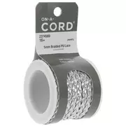 Metallic Braided Lace Cord - 5mm