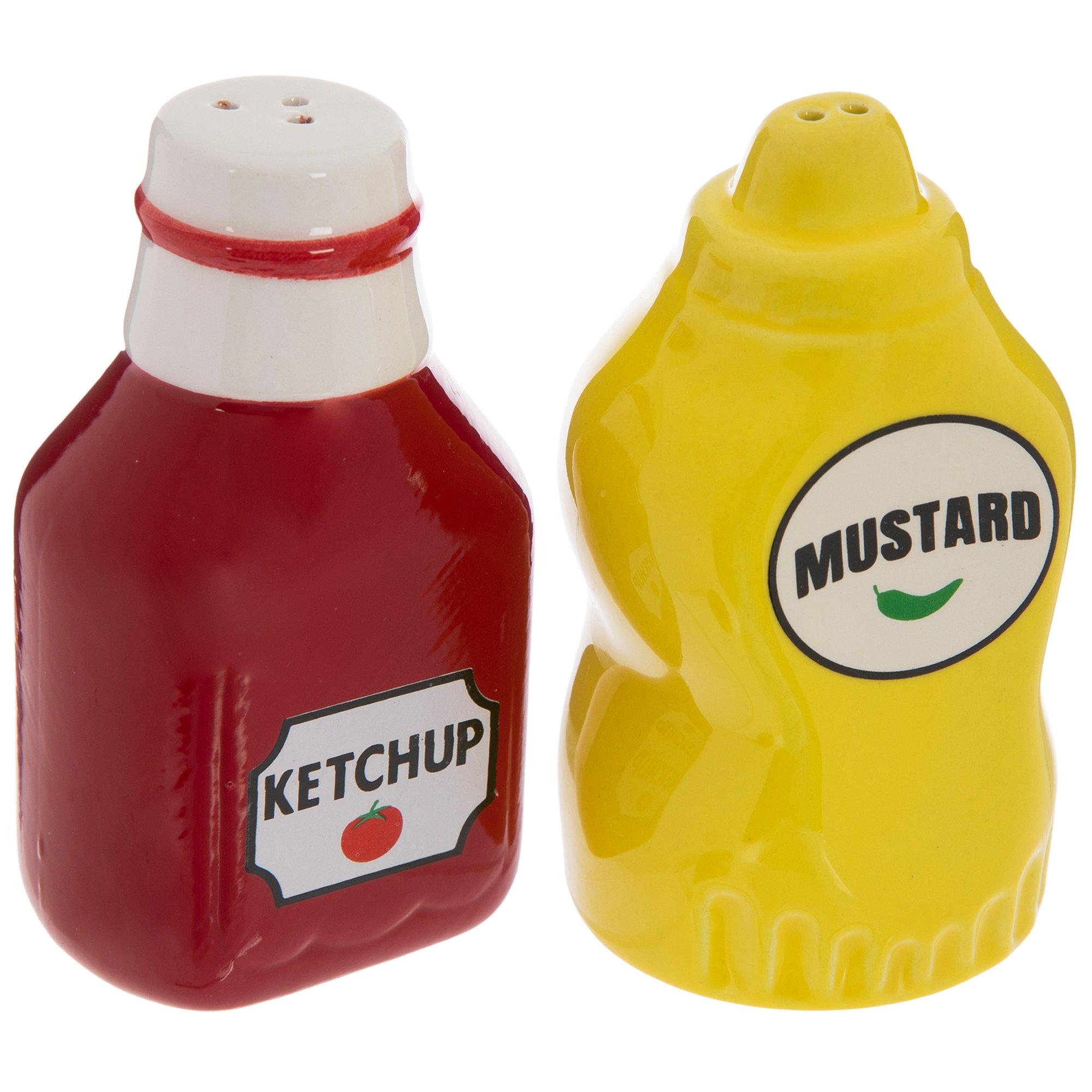 Ketchup & Mustard Shaped Salt & Pepper Shakers Hobby Lobby 2374791