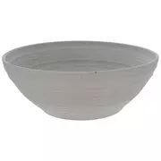 Speckled Ribbed Serving Bowl