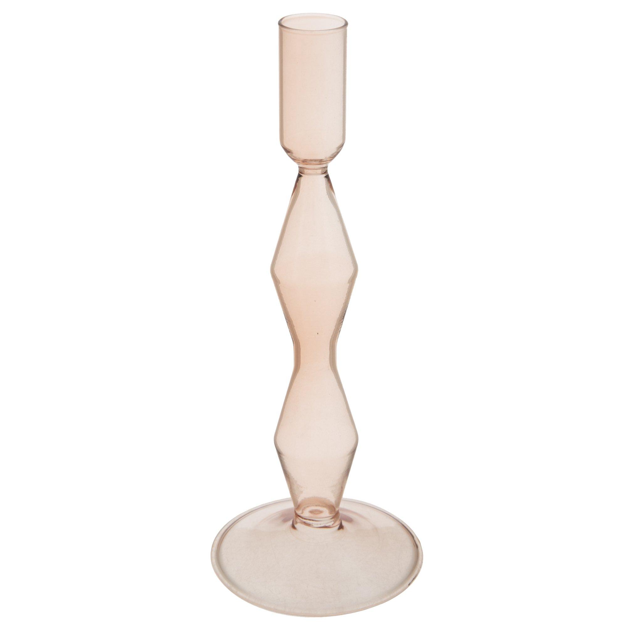 Pink Geometric Glass Candle Holder Hobby Lobby 2380004