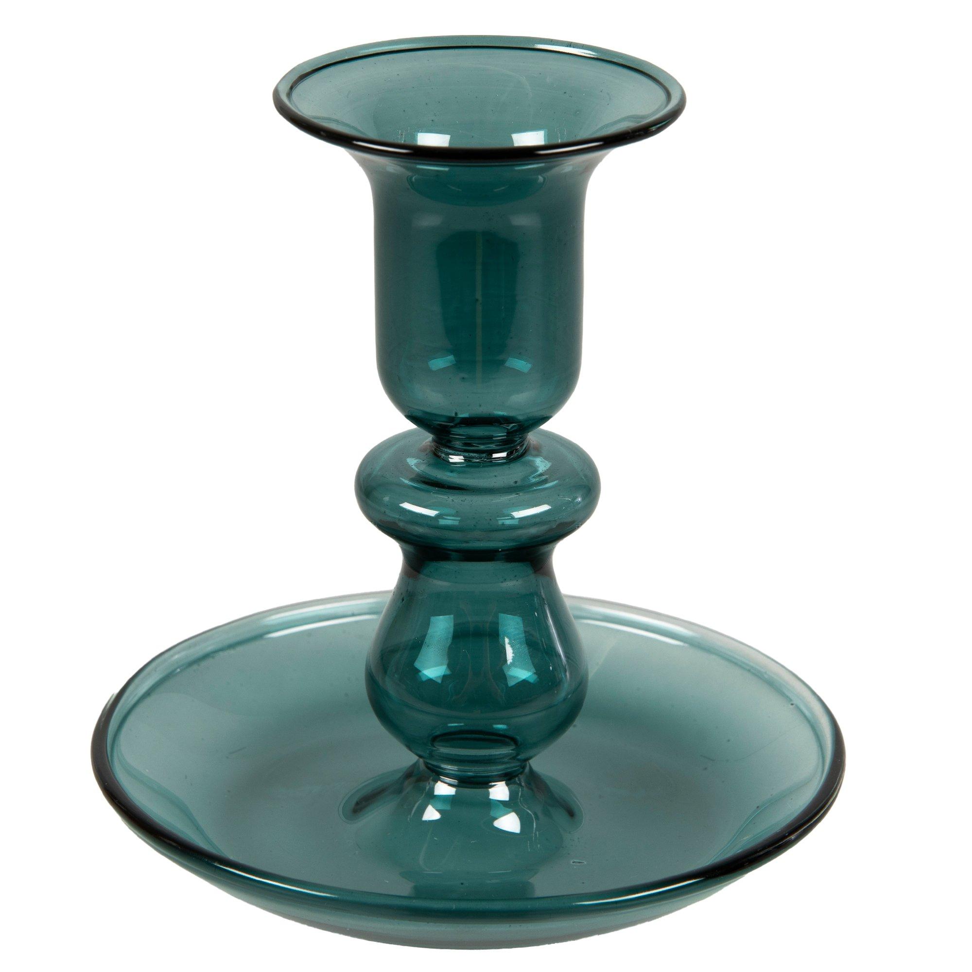 Blue Glass Candle Holder Hobby Lobby 2380012