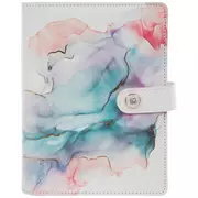 Alcohol Ink Foil Empty Personal Planner