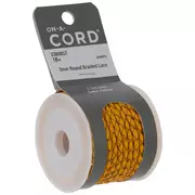 Round Braided Lace Cord - 3mm