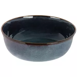 Blue & Brown Ceramic Bowl