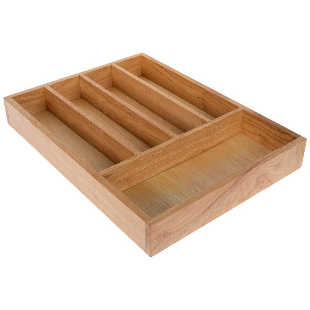Bamboo Flatware Tray
