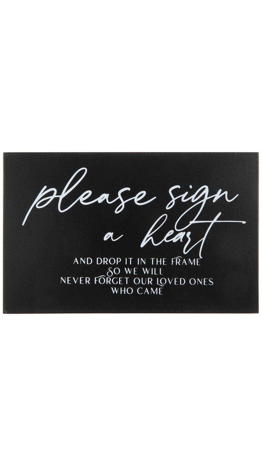 Black Heart Drop Wood Decor | Hobby Lobby | 2382711