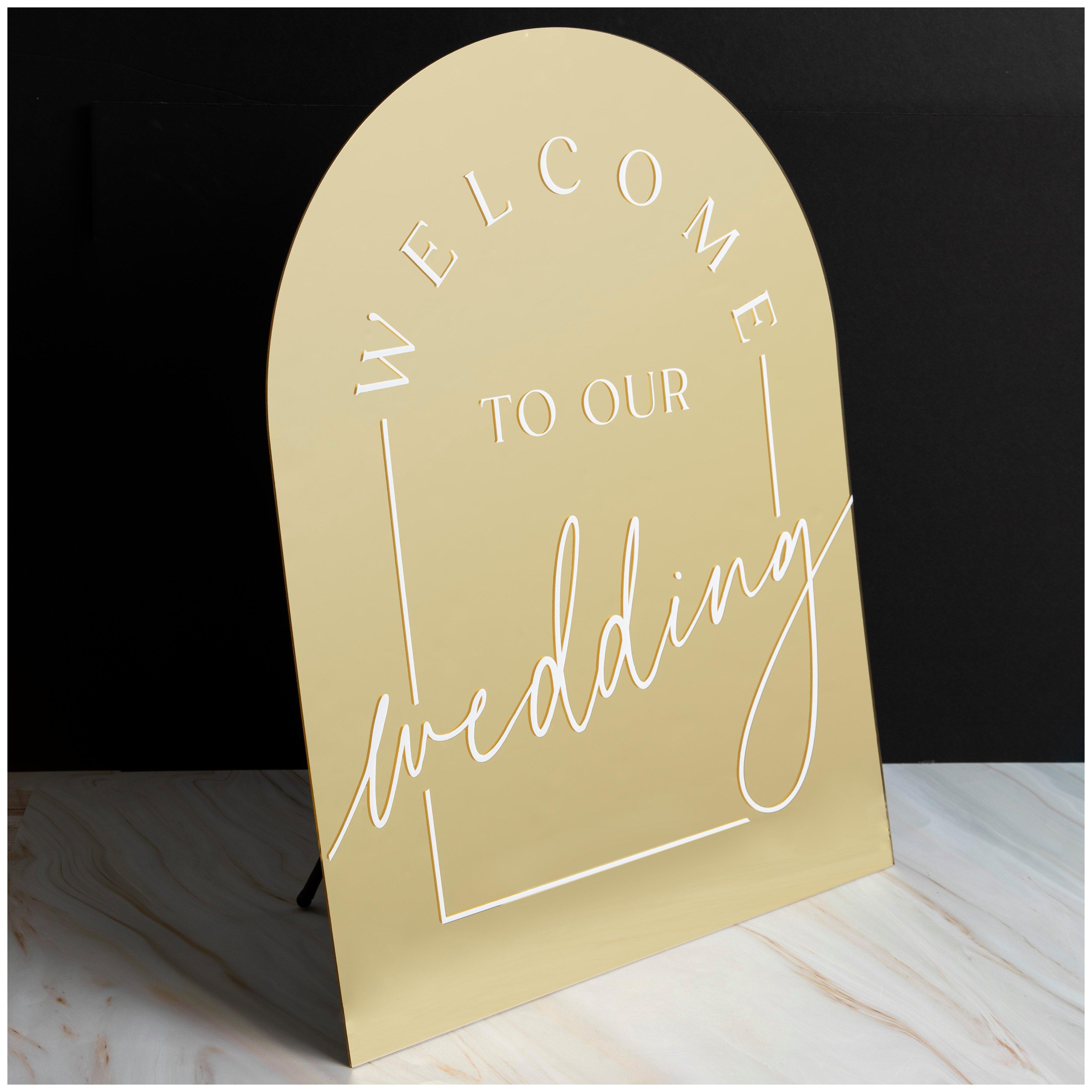 Welcome To Our Wedding Mirror Hobby Lobby 2382927