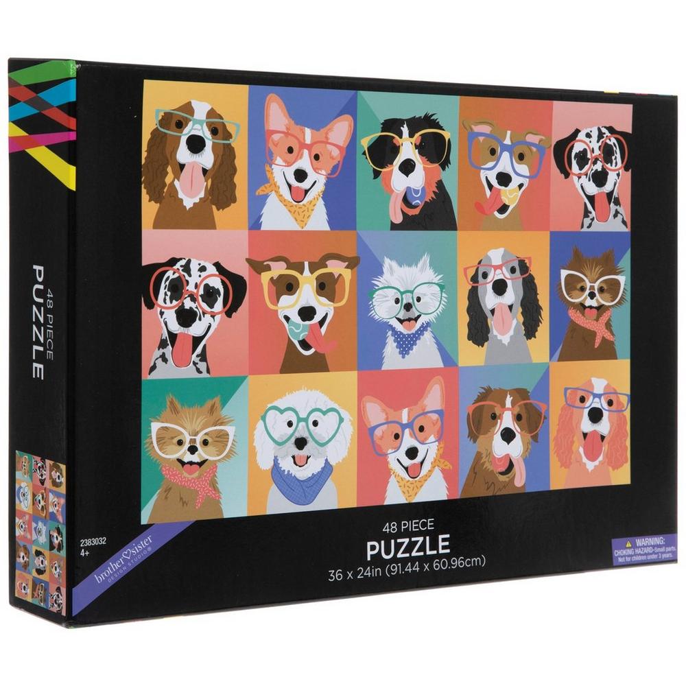 Dogs With Glasses Floor Puzzle | Hobby Lobby | 2383032