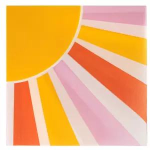 Pastel Sun Napkins - Large