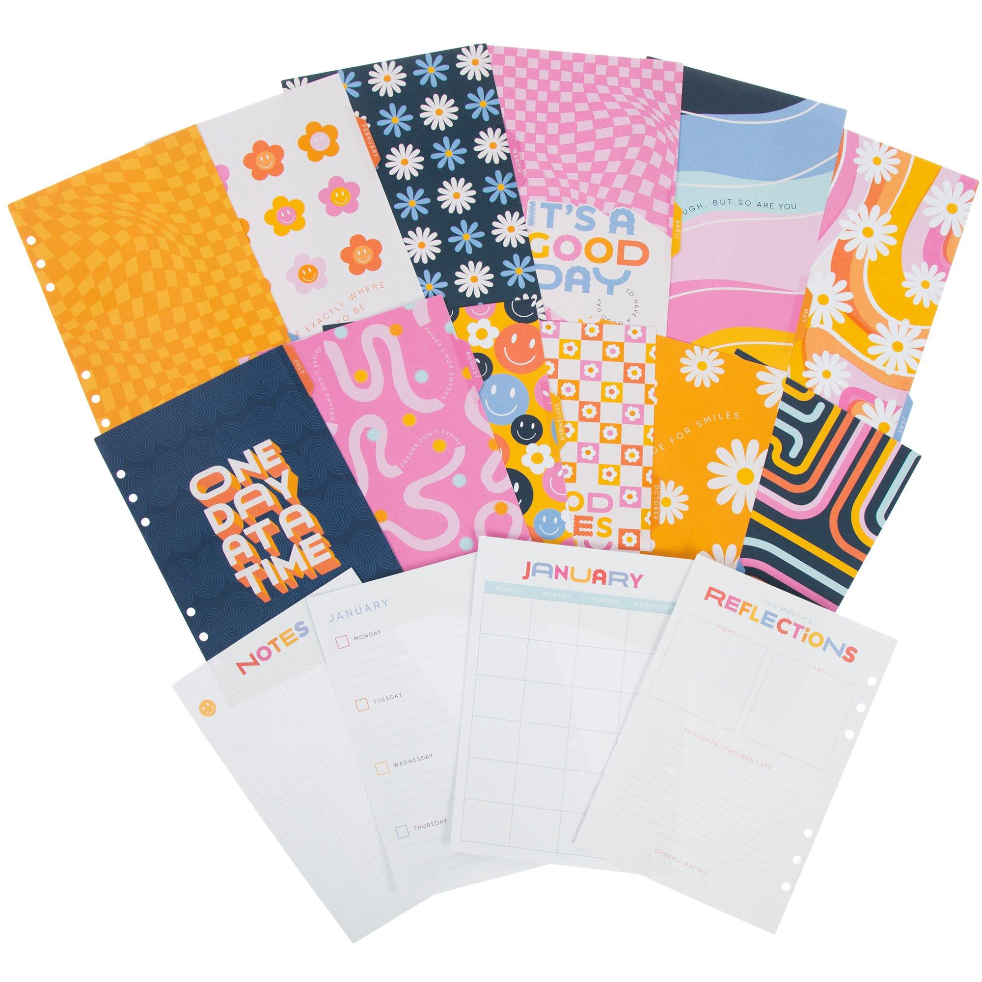 Retro Vibes Undated Planner Insert 12 Months Hobby Lobby 2384378