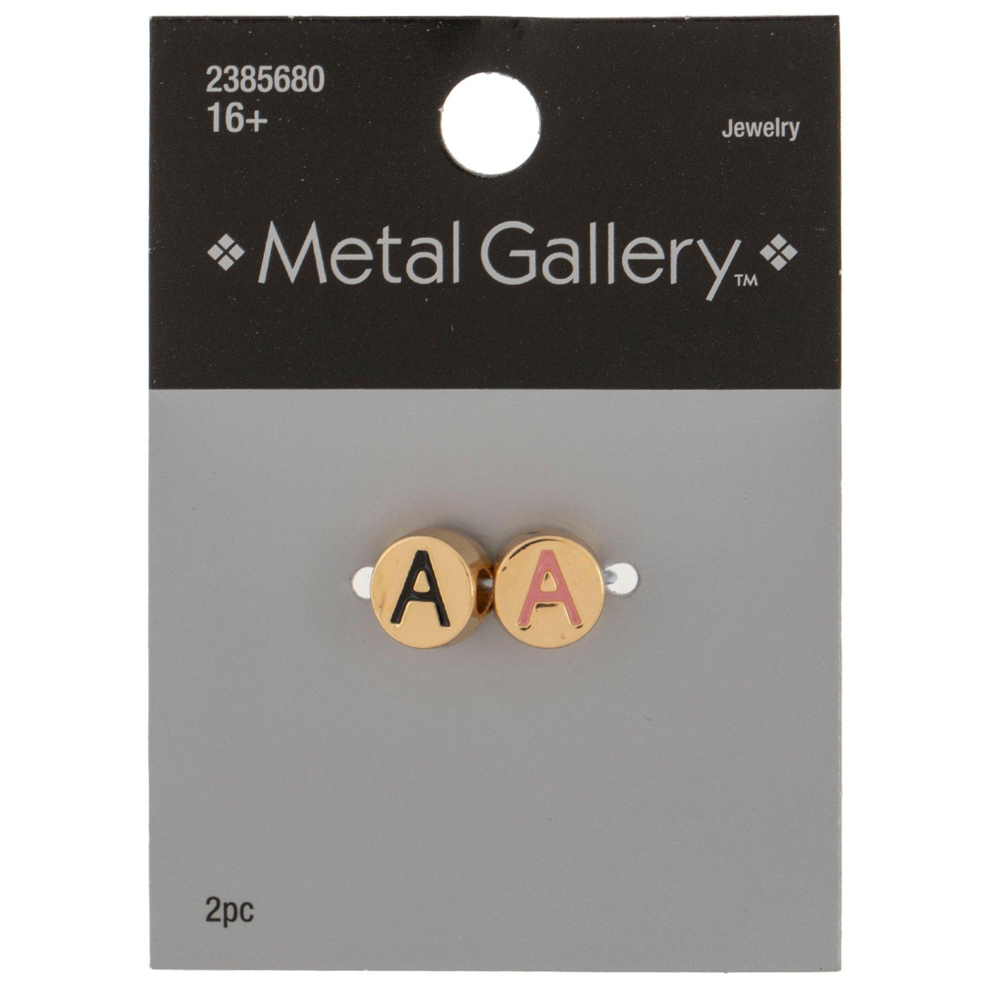Round Alphabet Beads