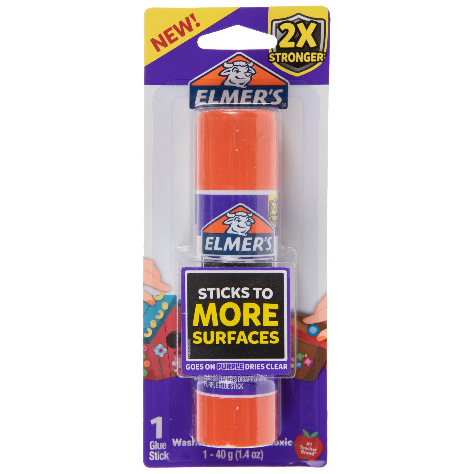 Elmer's Repositionable Clear Glue Sticks 2-Sticks/Pkg.