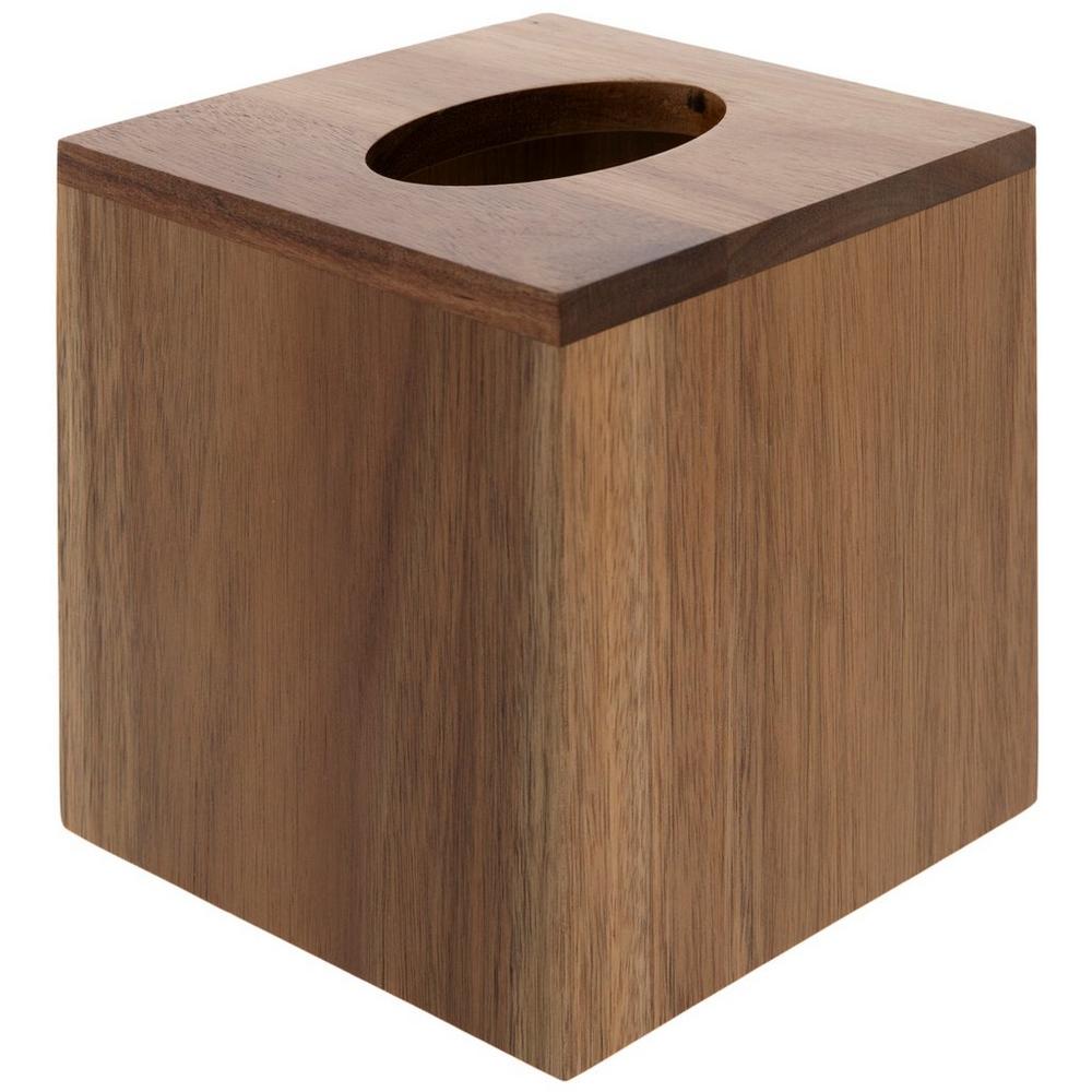 Acacia Wood Tissue Box Cover