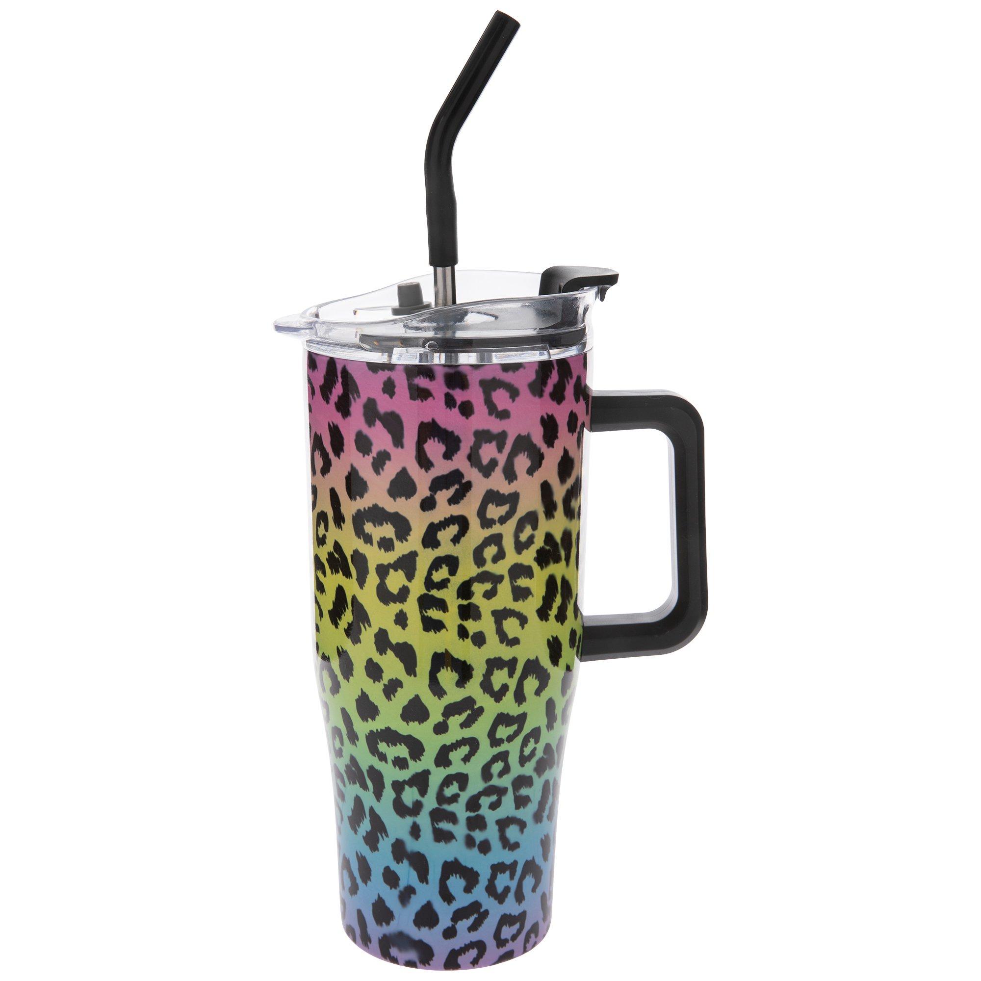 Pastel Leopard Print Stainless Steel Tumbler Hobby Lobby 2388056
