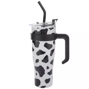 Cow Print Stainless Steel Tumbler