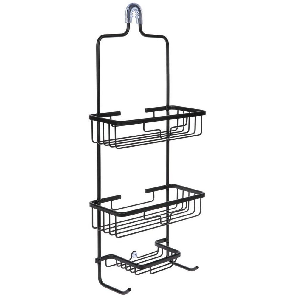 Black Metal Shower Caddy