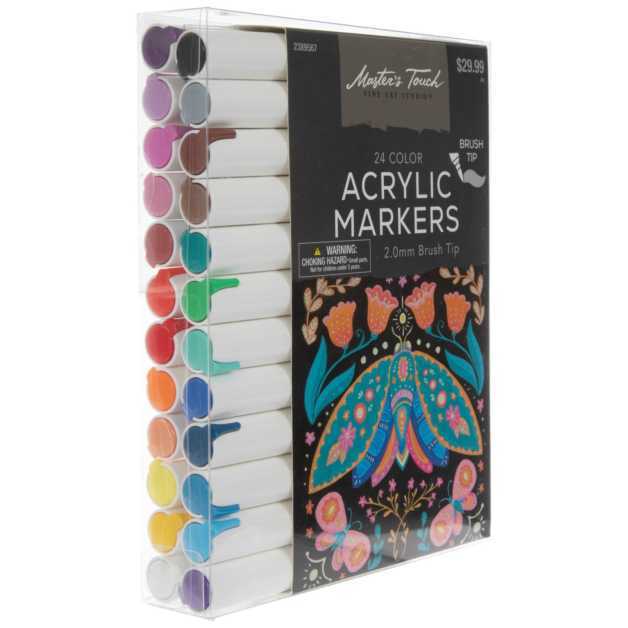 Master's Touch Acrylic Markers - 24 Piece Set