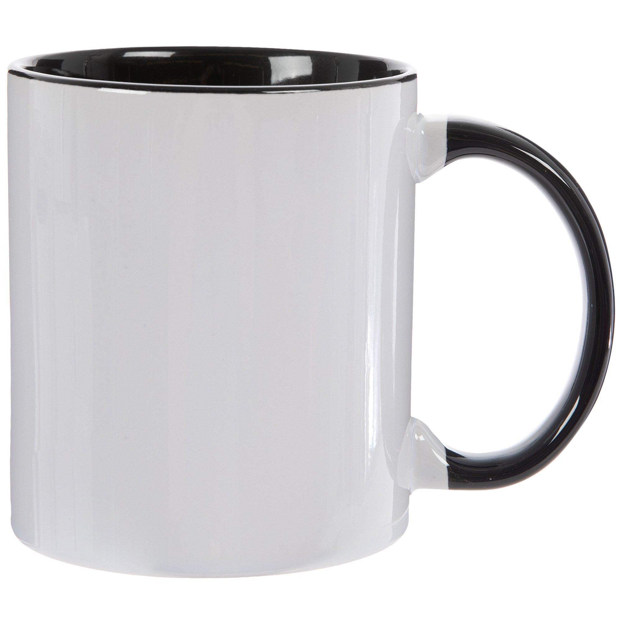 White & Black Ceramic Sublimation Mugs | Hobby Lobby | 2391118