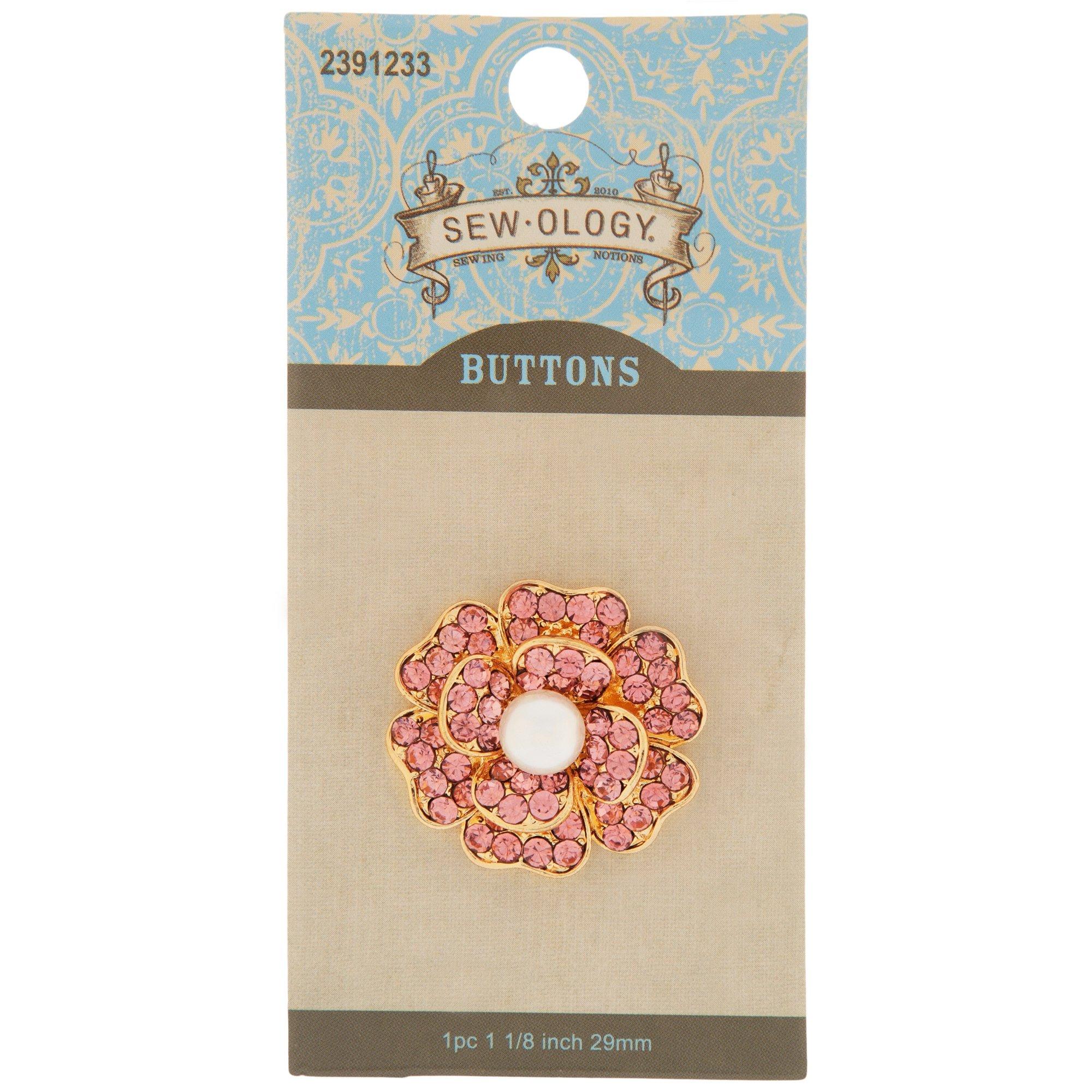 LES SIX / Flower Button Bracelet Silver