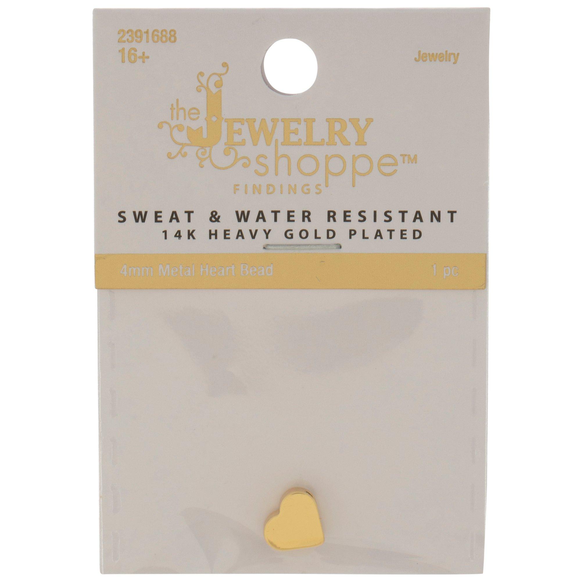 14K Heavy Gold Plated Heart Bead Hobby Lobby 2391688