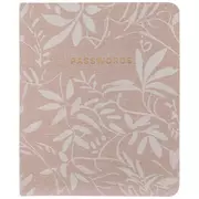 Floral Linen Password Book