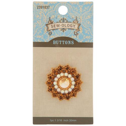 Rhinestone Button