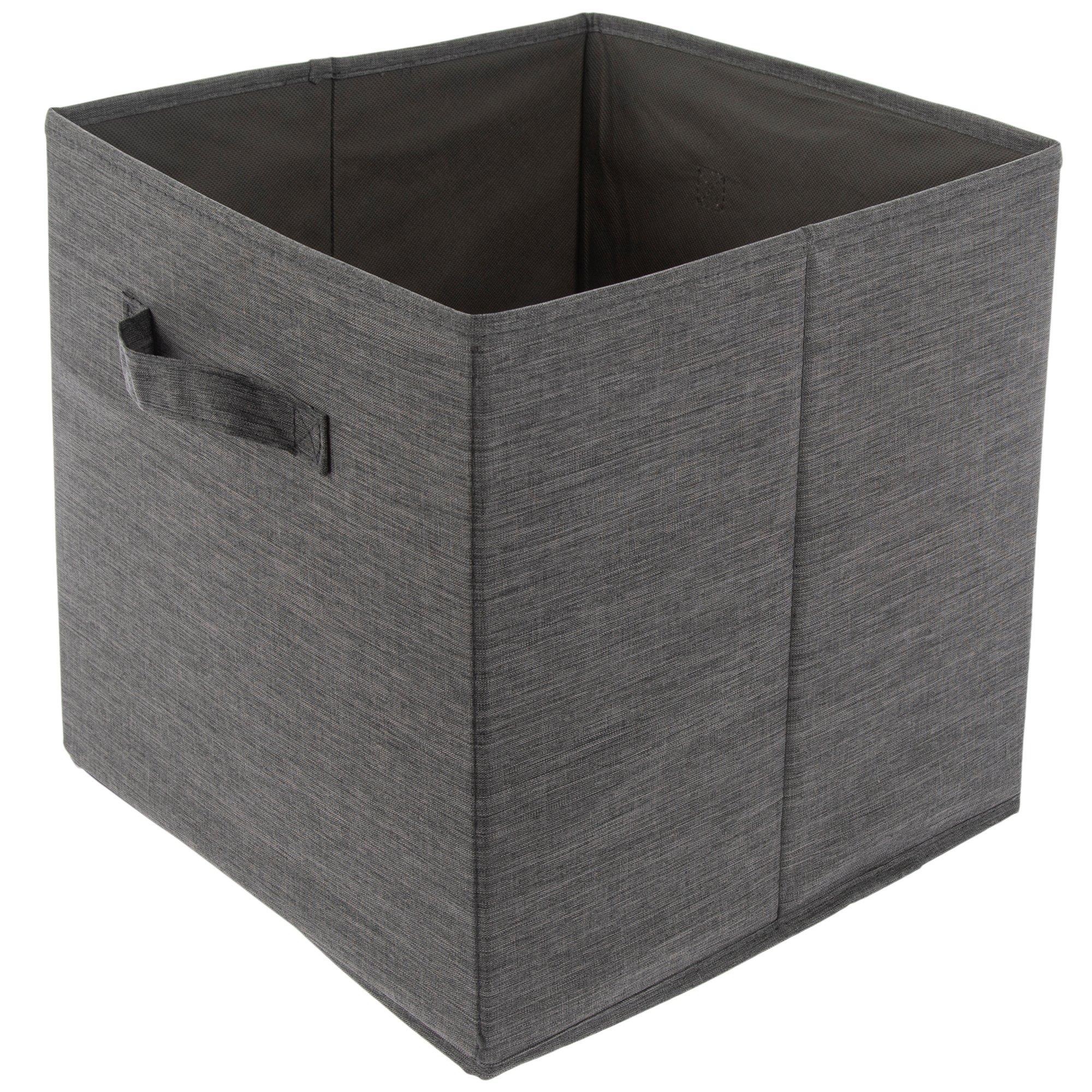 Gray Foldable Cube Storage Bin | Hobby Lobby | 2391894