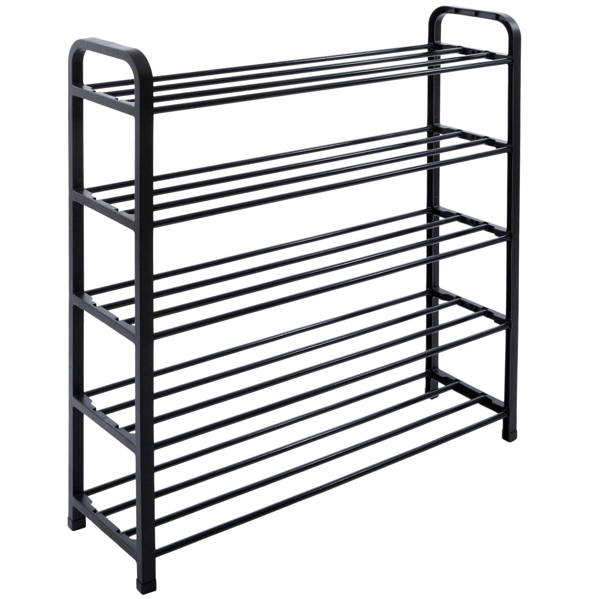 Black Five-Tiered Shoe Rack | Hobby Lobby | 2391902