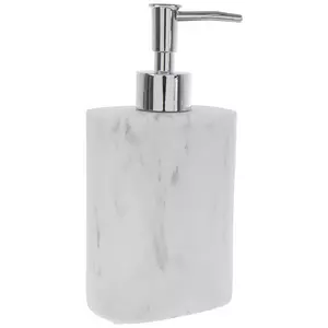  White Marble Resin Soap Dispenser