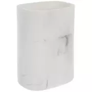 White Marble Resin Container