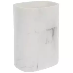 White Marble Resin Container