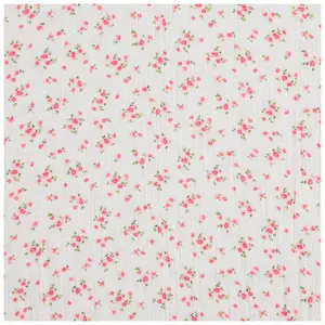 Pink Rose Gauze Fabric