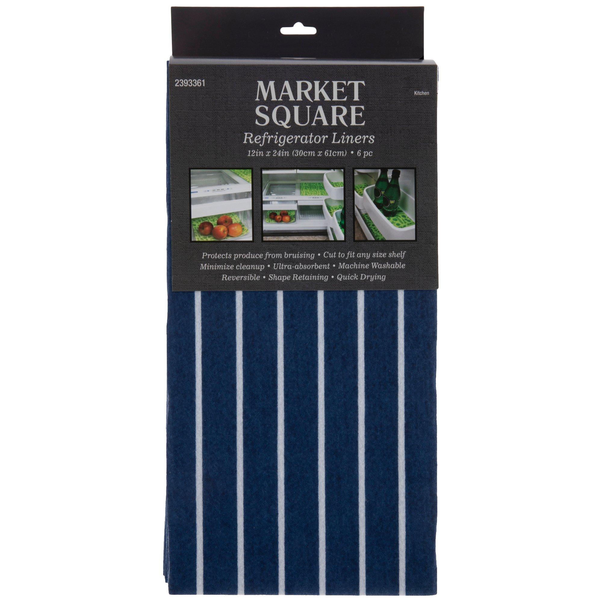 Navy & White Striped Reversible Fridge Liners | Hobby Lobby | 2393361