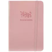 Pink Floral Password Book