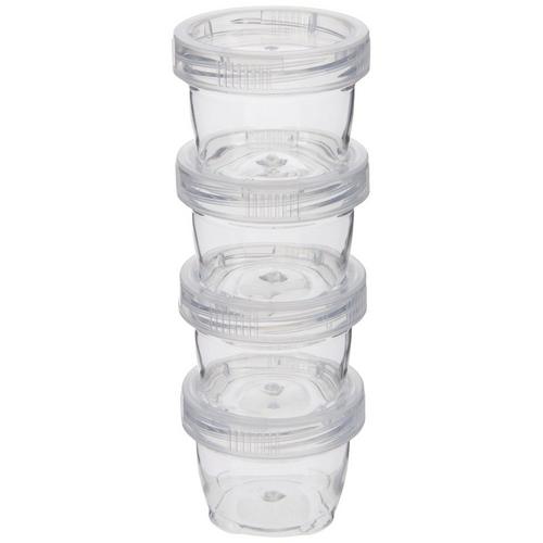 Small Stackable Storage Jars