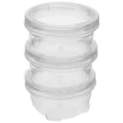 Clear Stackable Storage Jars