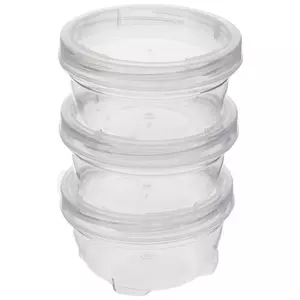 Clear Stackable Storage Jars