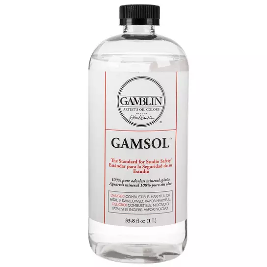 Gamblin Gamsol Odorless Mineral Spirits Bottle - 4.2 fl oz bottle