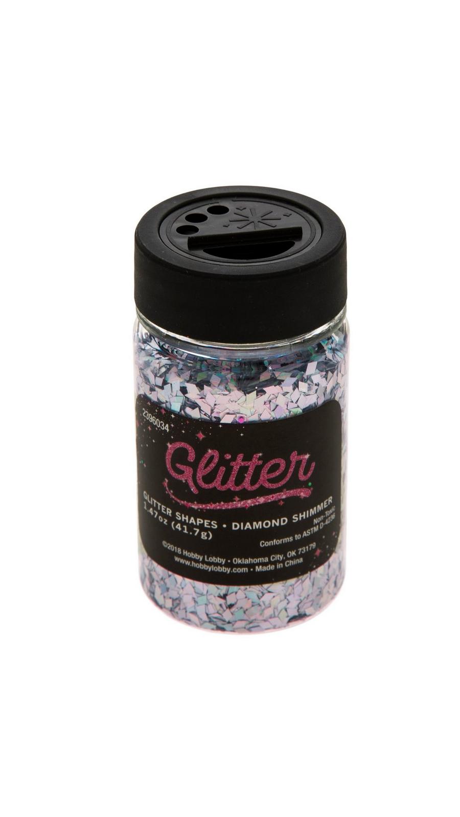 Diamond Shimmer Glitter Shapes | Hobby Lobby | 2396034