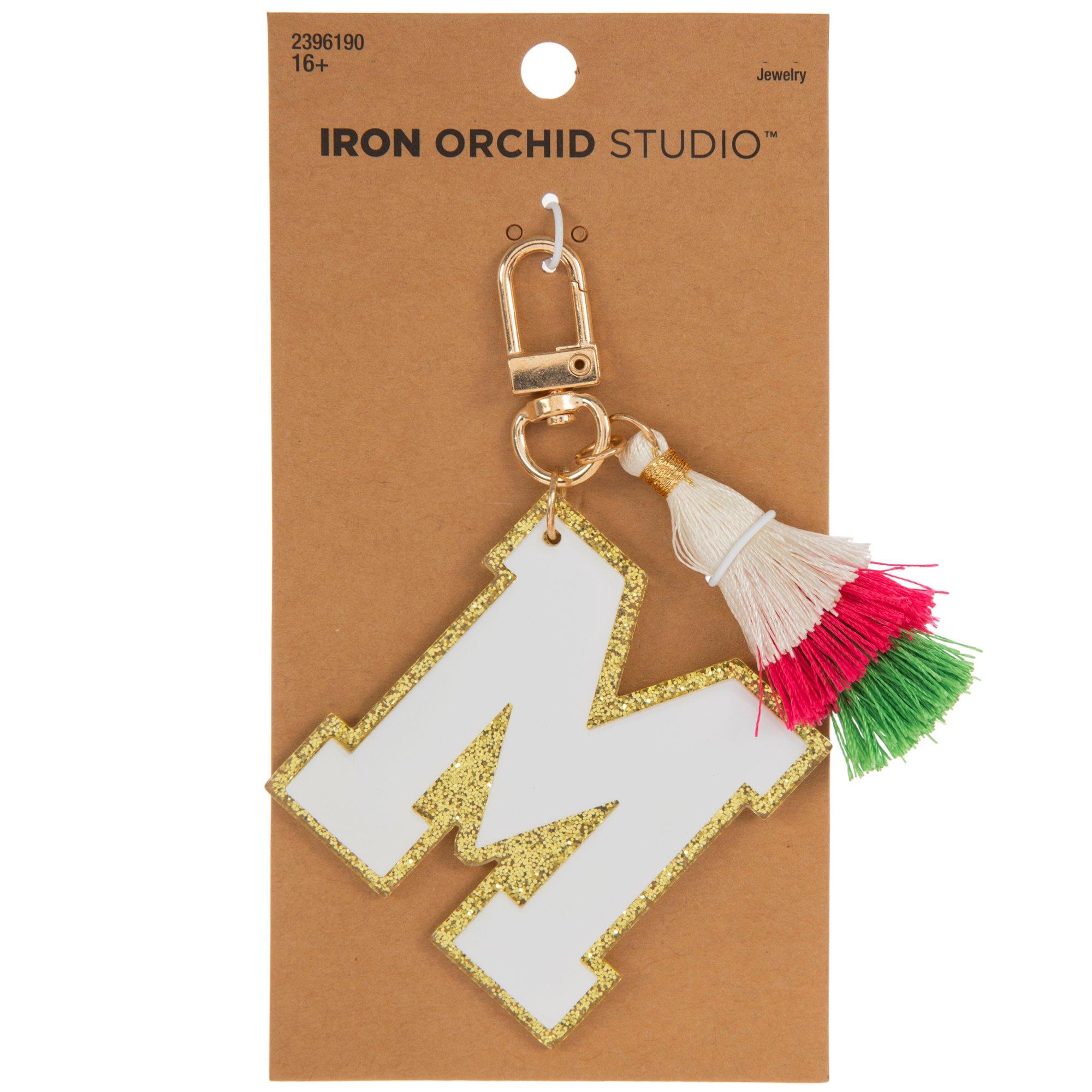 Varsity Letter Tassel Keychain