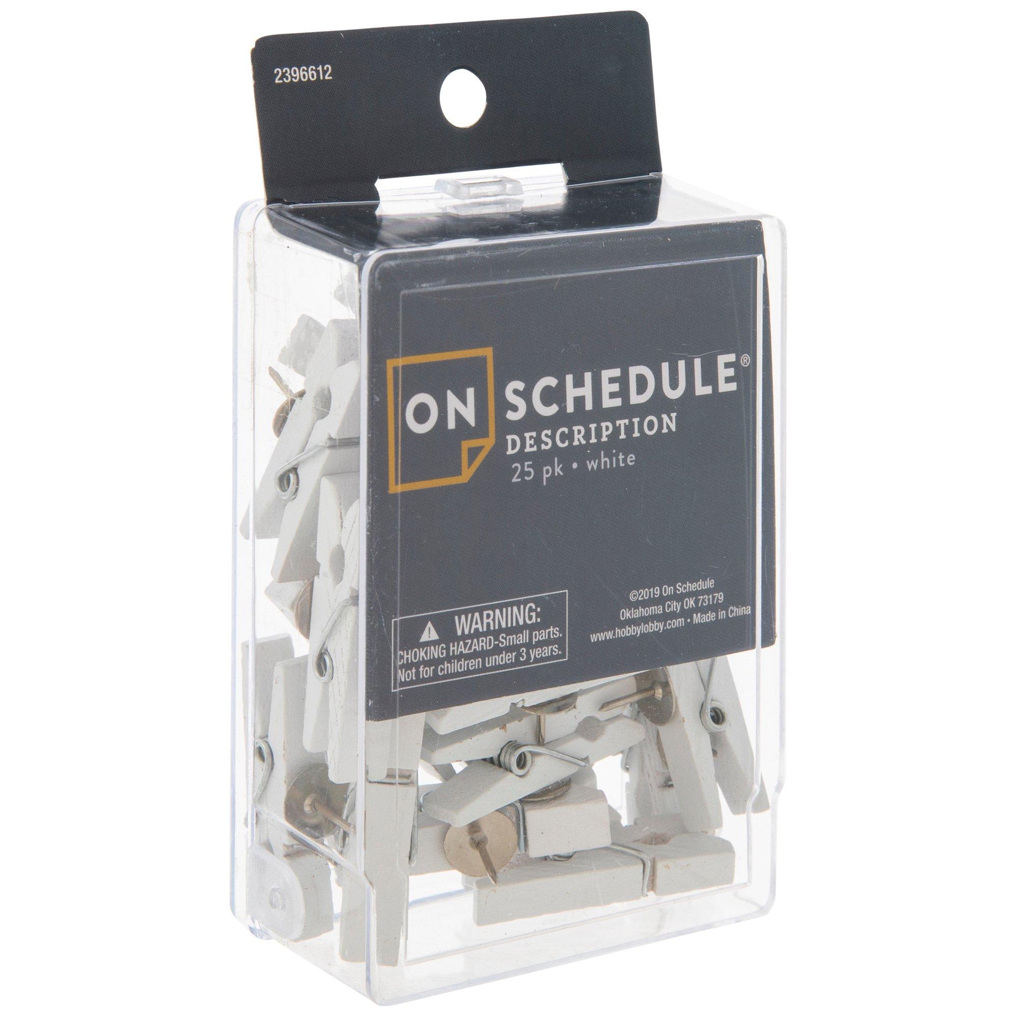 White Clothespin Thumb Tacks Hobby Lobby 2396612