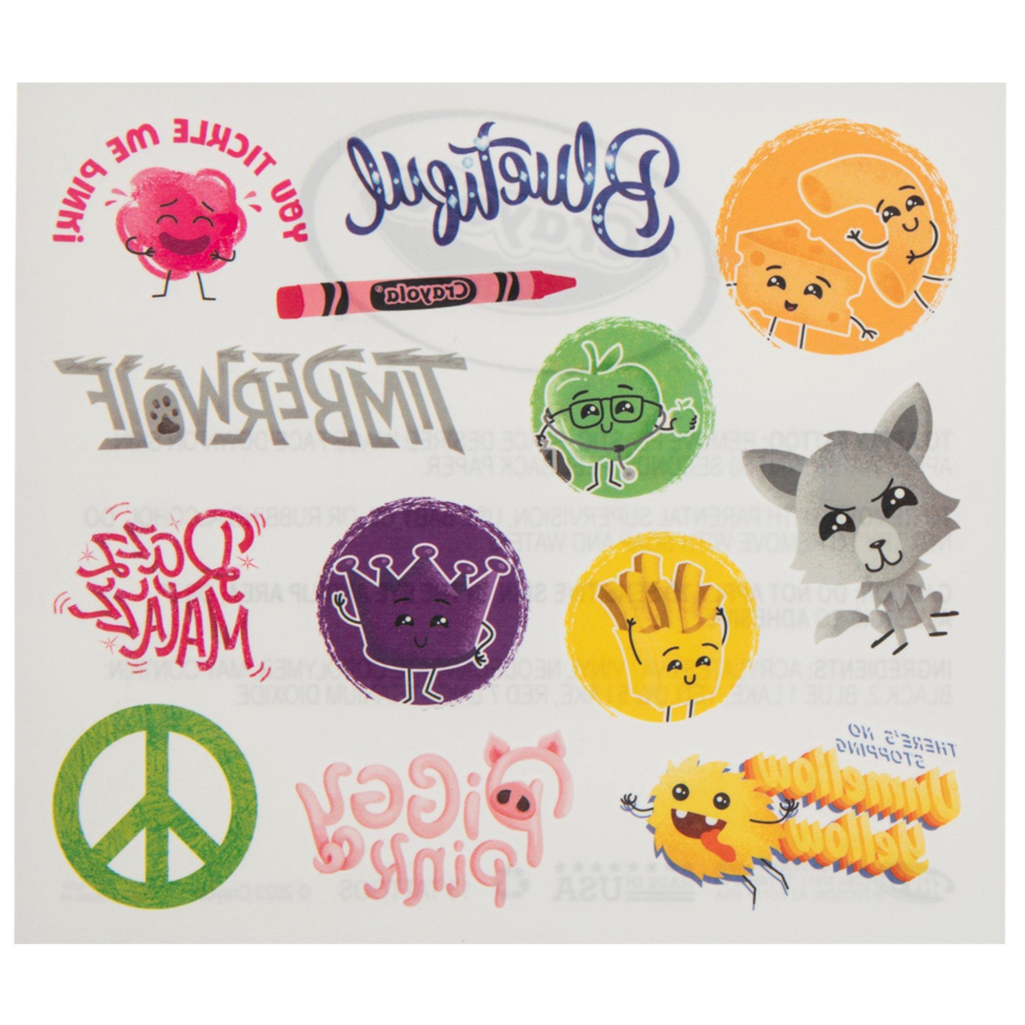 Crayola Temporary Tattoos Hobby Lobby 2397354