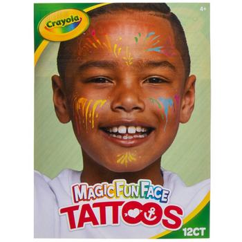 Magic Crayola Face Tattoos