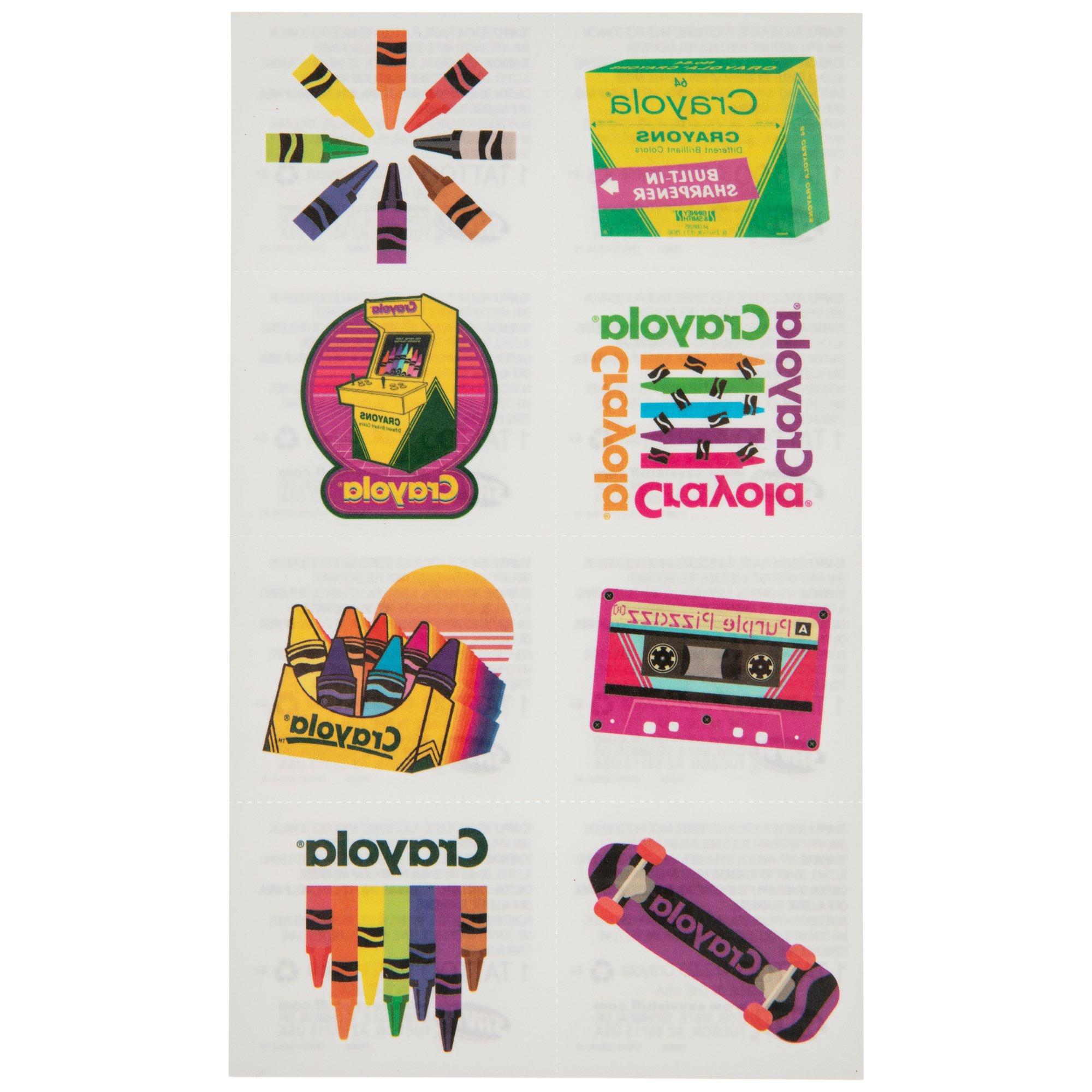 Tear & Share Crayola Temporary Tattoos Hobby Lobby 2397396