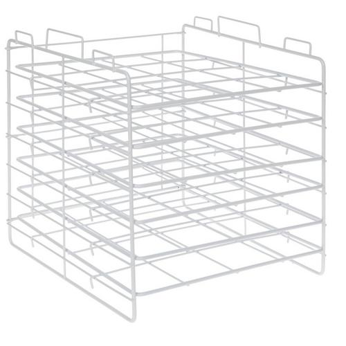 White Stackable Paper Rack