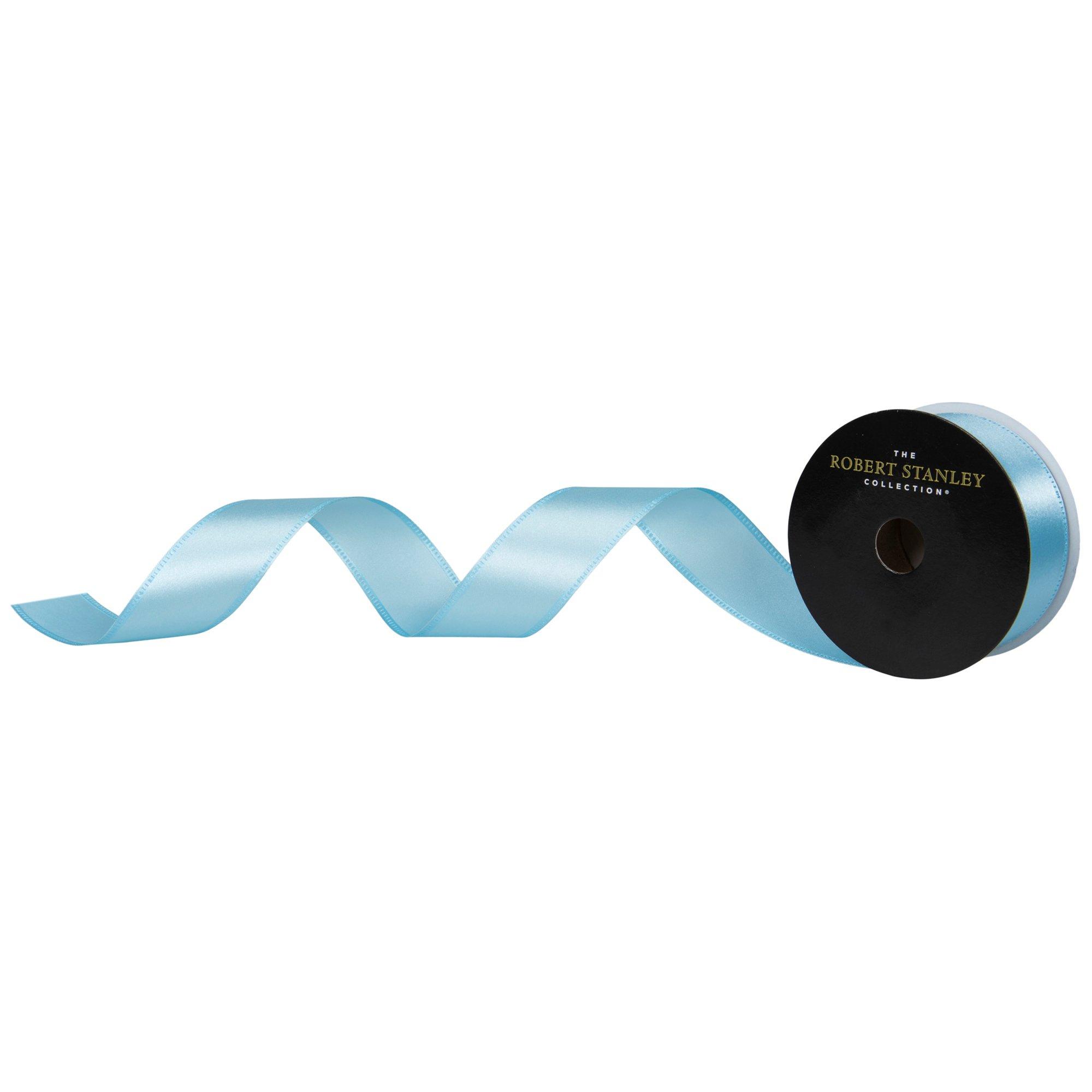 Single-Face Wired Edge Satin Ribbon - 1 1/2