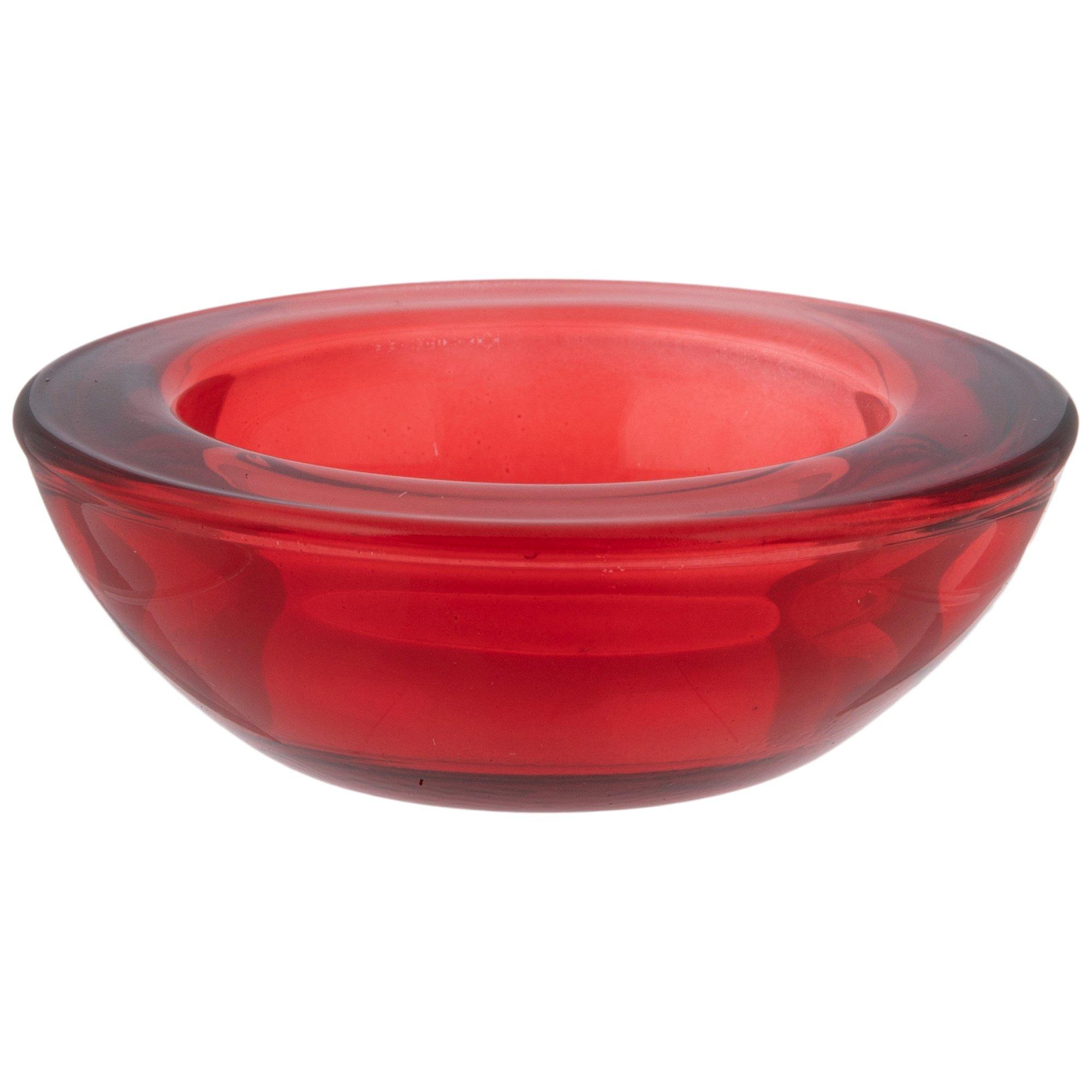 Ribbed Tea Light Candle Holder