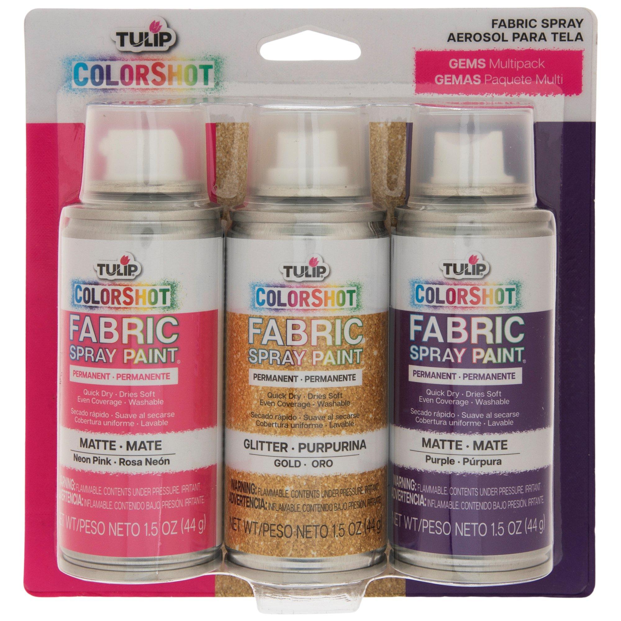 Tulip Colorshot Gems Fabric Spray Paint - 3 Piece Set | Hobby Lobby