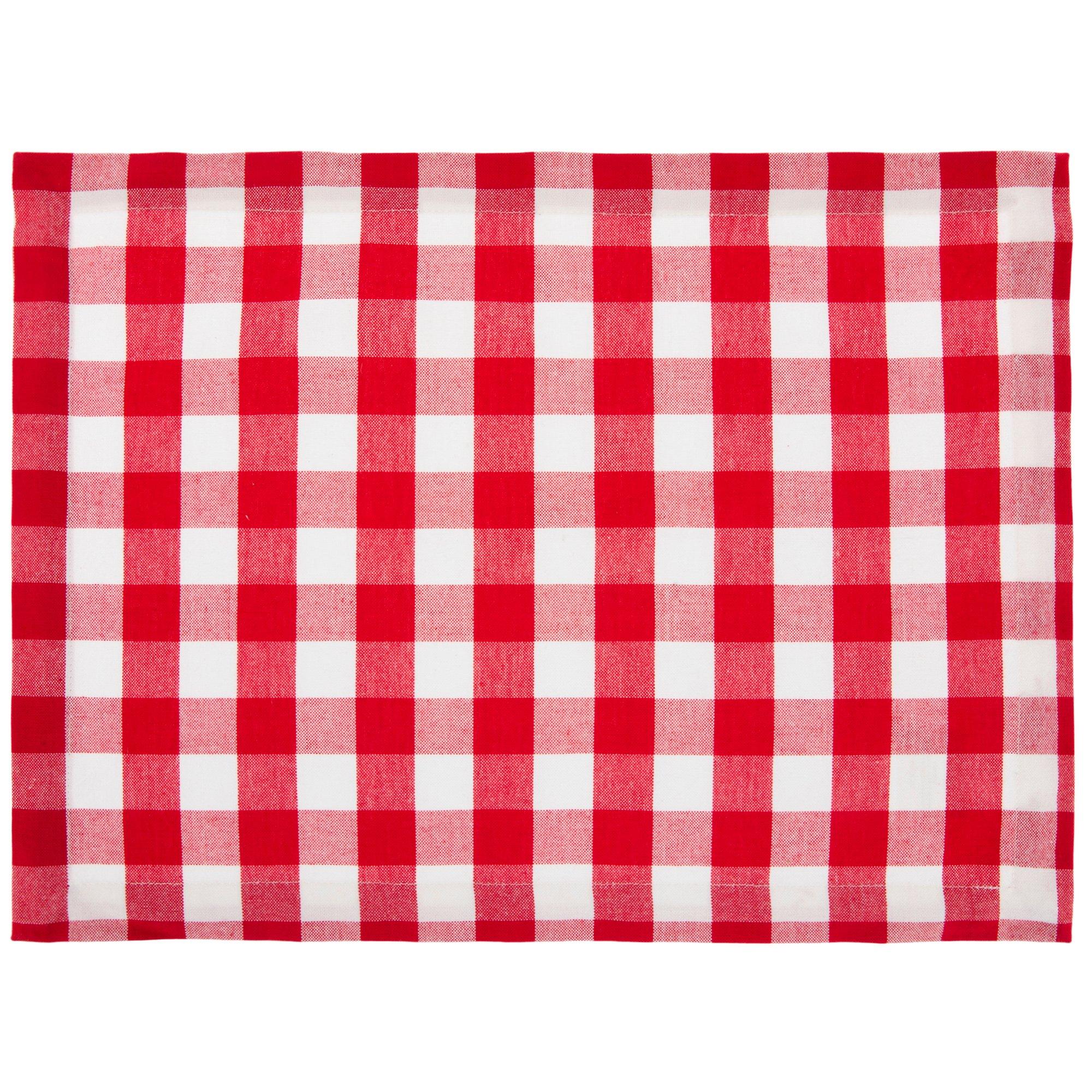 Red & White Gingham Placemat Hobby Lobby 2399582