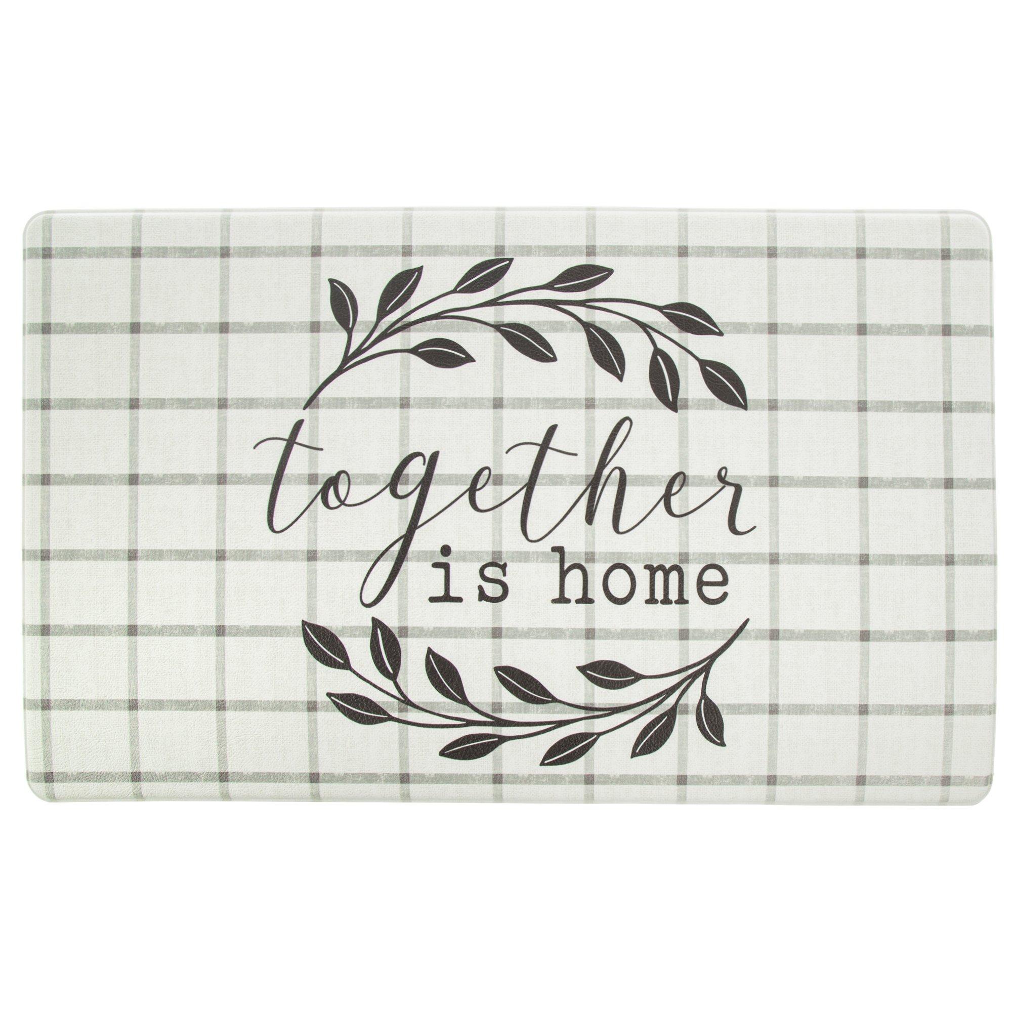 Together Is Home Plaid Kitchen Mat Hobby Lobby 2400299